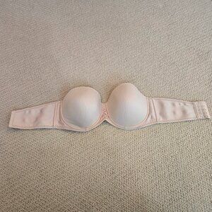 Vanity Fair Underwire Smoothing Strapless Bra 42DD Beige